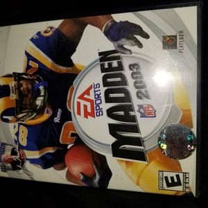 "Madden 2003" Playstation 2 game
